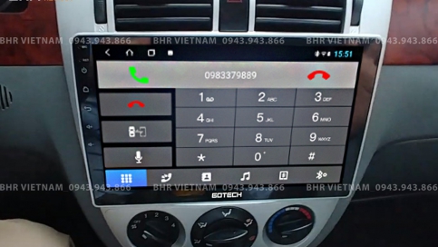 Màn hình DVD Android xe Daewoo Lacetti 2002 - 2011 | Gotech GT6 New